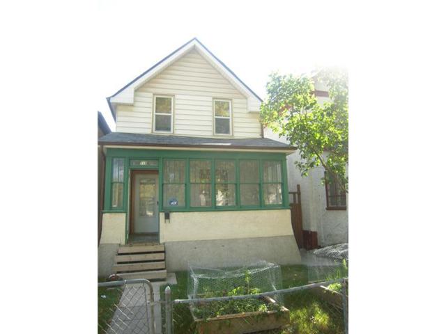 Main Photo: 519 Toronto Street in WINNIPEG: West End / Wolseley Residential for sale (West Winnipeg) : MLS®# 1219749