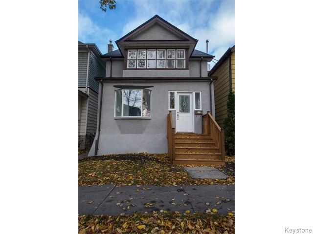Main Photo: 757 Ashburn Street in WINNIPEG: West End / Wolseley Residential for sale (West Winnipeg) : MLS®# 1527184
