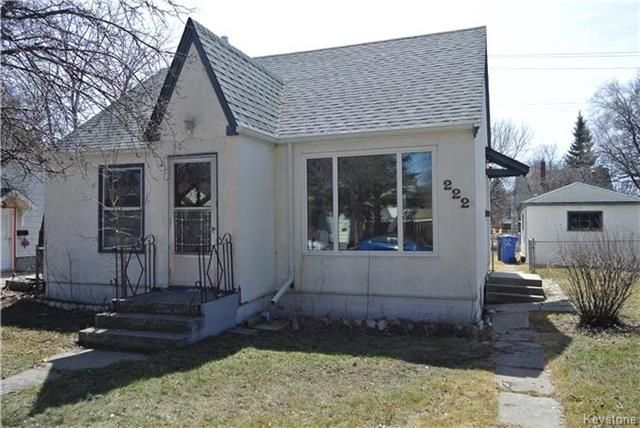 Main Photo: 222 Oakview Avenue in Winnipeg: Residential for sale (3D) : MLS®# 1809737