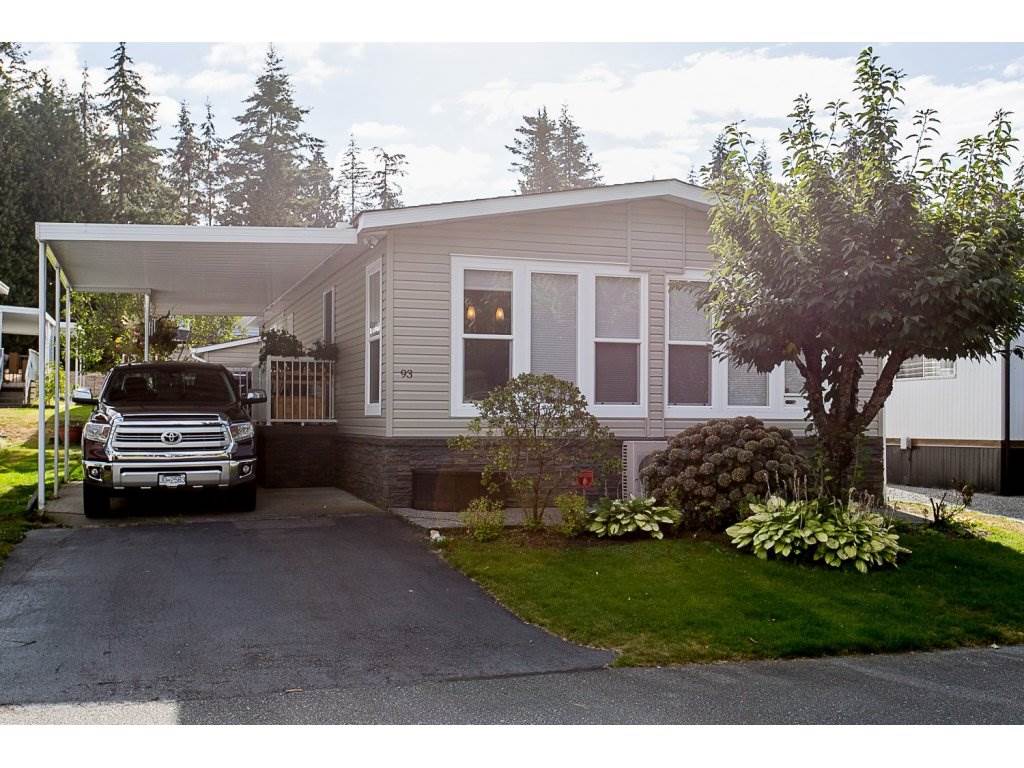 Main Photo: 93 2315 198 STREET in Langley: Brookswood Langley Manufactured Home for sale : MLS®# R2102906
