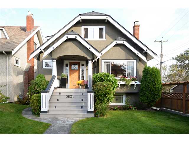 Main Photo: 3621 W 20TH AV in Vancouver: Dunbar House for sale (Vancouver West) : MLS®# V1089715