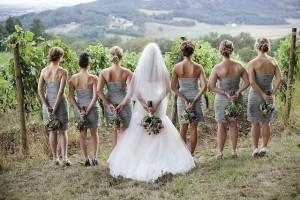 Wine country wedding