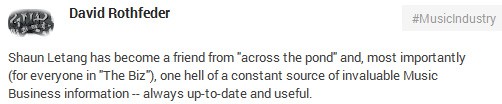 Testimonial from David Rothfeder on Google Plus