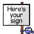 :sign: