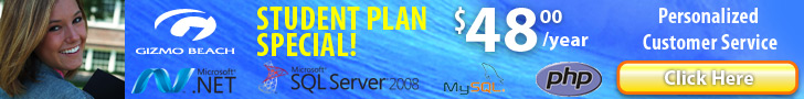 Gizmo Beach Hosting - ASP.NET MVC Hosting Special