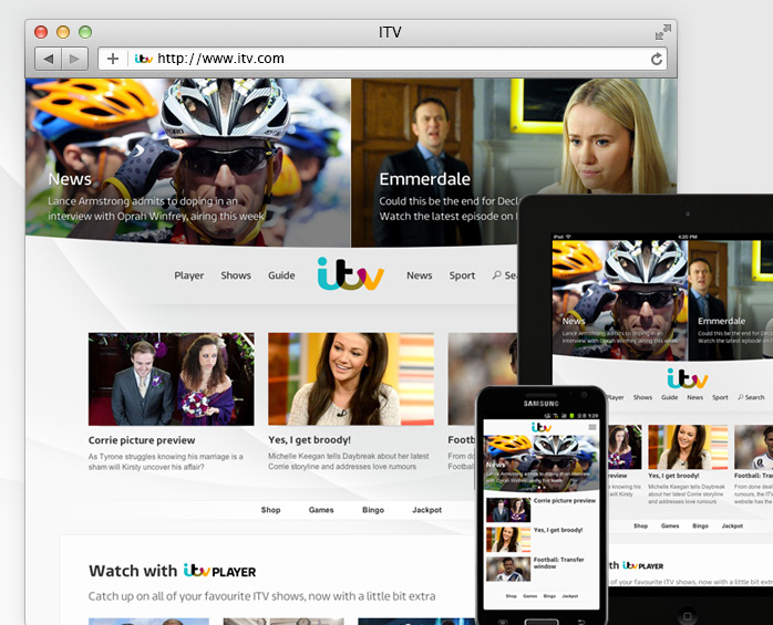 ITV Homepage