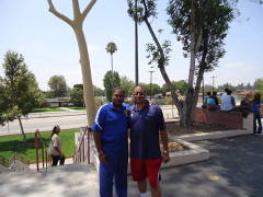 Jaguars Owner and Director of Professional Players Coach Shaw and Ike Bates