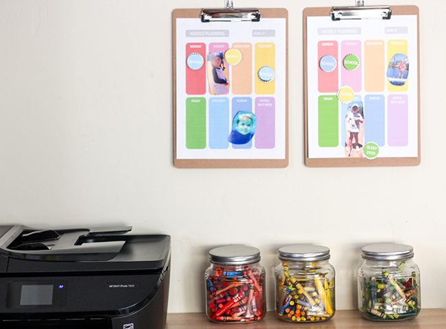 Kids Weekly Calendar