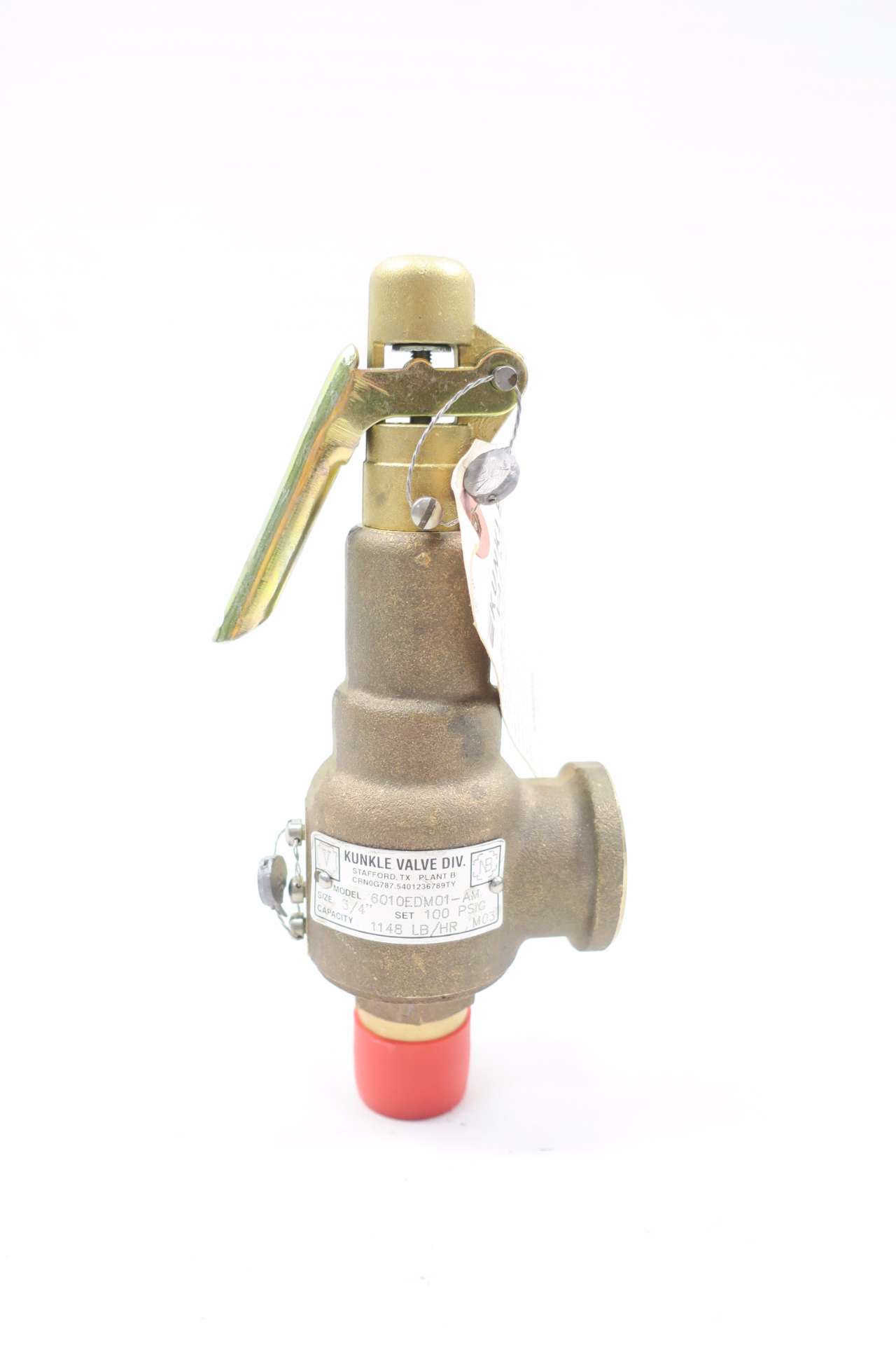 Valves & Manifolds NIB Kunkle 20D01MG 3/4" Bronze Water Pressure