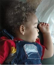 Sleeping Curly Boy - Brunette, 3b, Very short hair styles, Kids hair, Readers, Curly hair hairstyle picture