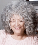 Michele - 3a, Mature hair, Medium hair styles, Readers, Female, Curly hair, Gray hair hairstyle picture