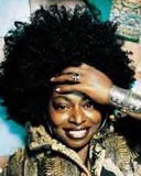 Angie Stone - Brunette, 4a, Celebrities, Medium hair styles, Kinky hair, Afro, Female, Black hair, Adult hair hairstyle picture