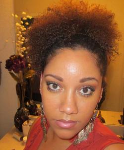 Curly Puff - 4a, Celebrities, Short hair styles, Medium hair styles, Twist hairstyles, Afro, Readers, Teen hair, Makeovers, Black hair, Adult hair, Prom hairstyles, Formal hairstyles, Homecoming hairstyles, Afro puff, Teeny weeny afro, Ponytail, Twist out hairstyle picture