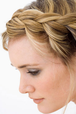 French Braid Hairstyle - Blonde, Styles, Female, Adult hair, Straight hair, French braids hairstyle picture