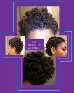 Roller Set - Brunette, 4a, Medium hair styles, Kinky hair, Styles, Styles, Styles, Teen hair, Adult hair hairstyle picture