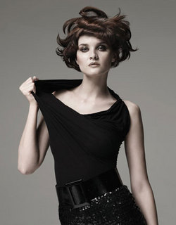 Sebastian Fall 2009 - Brunette, Wavy hair, Short hair styles, Styles, Female hairstyle picture