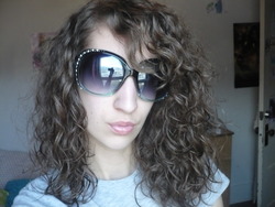 Curly Hairstyle with lots of Volume - Brunette, Wavy hair, Long hair styles, Readers, Styles, Female, Curly hair, Teen hair, Adult hair, Afro puff, Layered hairstyles hairstyle picture