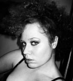 Teased Mowhawk - Brunette, Blonde, 3c, Short hair styles, Medium hair styles, Updos, Afro, Readers, Styles, Female, Curly hair, Teen hair, Adult hair, Mohawk, Curly kinky hair, Natural Hair Celebration hairstyle picture