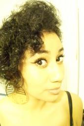 curls up! - 3b, Short hair styles, Updos, Readers, Female, Curly hair, Black hair, Adult hair hairstyle picture