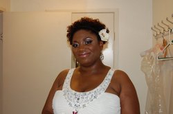 09-25-10 Wedding - Brunette, Short hair styles, Medium hair styles, Wedding hairstyles, Readers, Female, Curly hair, Black hair, Adult hair hairstyle picture