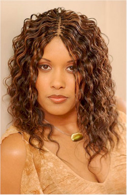 Invisible Braids - Brunette, 2b, Wavy hair, Long hair styles, Styles, Female, Adult hair, Invisible braids hairstyle picture