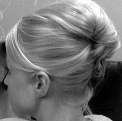 French Twist - Blonde, Updos, Wedding hairstyles, Styles, Female, Adult hair, Straight hair, Prom hairstyles, Formal hairstyles, Homecoming hairstyles, Knots, Buns, French twists hairstyle picture
