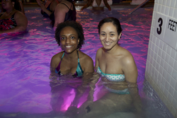 Curls and Water DO Mix; Curly Pool Party 2011 - Short hair styles, Kinky hair, Female, Curly hair, Adult hair, Textured Tales from the Street hairstyle picture