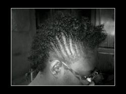 my first mohwak  - Celebrities, Black hair hairstyle picture