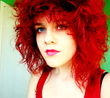 red - Punk hair