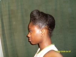 Updo - Brunette, 4a, Medium hair styles, Updos, Readers, Female hairstyle picture