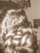 braided bun - Gray hair