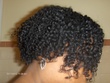 my wash and go 2nd day - Curly kinky hair, 3c