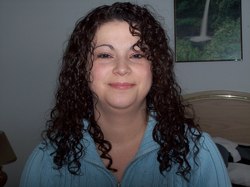Trying new bangs on other side - Brunette, 3b, Long hair styles, Readers, Styles, Female, Curly hair, Adult hair hairstyle picture