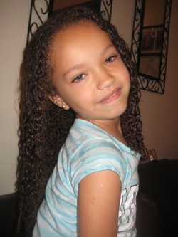 Naiya - Brunette, 3c, Medium hair styles, Kids hair, Readers, Female, Curly hair, Spiral curls hairstyle picture