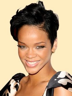 Rihanna - Celebrities, Short hair styles, Female, Black hair hairstyle picture