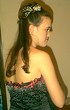 senior prom partial updo with babys breath - Hair Accessories