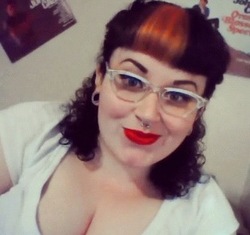 Medium 3b curls with straight Betty Bangs. :) - Brunette, 3b, Medium hair styles hairstyle picture