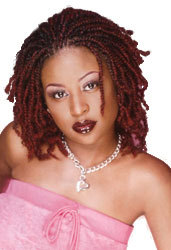 Nubian Twists - Redhead, Brunette, Medium hair styles, Kinky hair, Twist hairstyles, Styles, Female, Adult hair, Kinky twists, Nubian twists hairstyle picture
