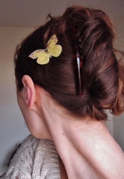 peacock french twist -  hairstyle picture
