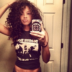 Alexis Jordan (Singer - "Happiness") - Redhead, Brunette, 3b, 2b, 3a, Celebrities, Long hair styles, Female, Teen hair hairstyle picture
