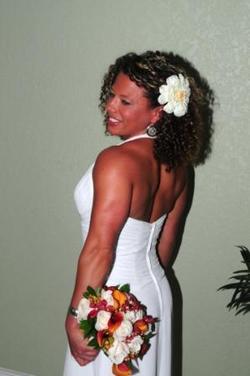 05-21-10 St. Thomas Wedding - Long hair styles, Wedding hairstyles, Readers, Female, Curly hair, Black hair, Adult hair hairstyle picture