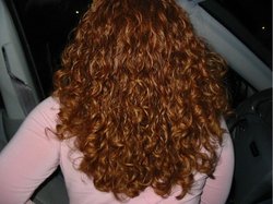 Me - Redhead, 3b, 3a, Medium hair styles, Female, Adult hair, Spiral curls hairstyle picture