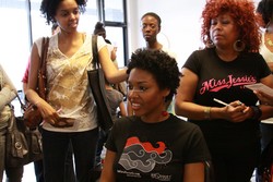 Natural Hair Celebration - Brunette, Short hair styles, Medium hair styles, Kinky hair, Female, Curly hair, Black hair, Adult hair, Natural Hair Celebration hairstyle picture