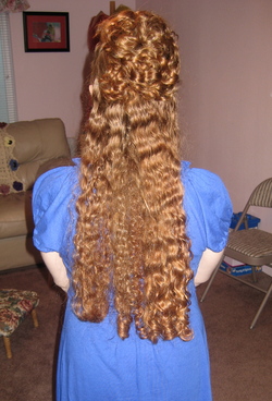 the back  - Redhead, 3b, Long hair styles, Readers, Female, Curly hair, Adult hair hairstyle picture
