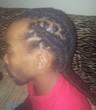 double barrel loc style - Kinky hair, 4a, 4b