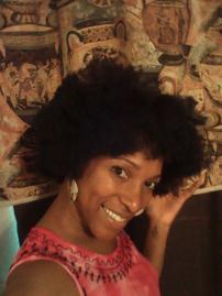Braidout Fro - Brunette, 4a, 4b, Short hair styles, Medium hair styles, Kinky hair, Afro, Readers, Styles, Female, Adult hair, Braid out, Curly kinky hair, Natural Hair Celebration, Textured Tales from the Street hairstyle picture