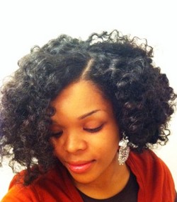 Bantu Knot Out - 3c, Medium hair styles, Readers, Female, Curly hair, Black hair, Adult hair, Bantu knot out hairstyle picture