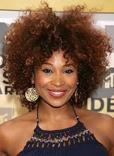 Tanika Ray - 3c, Celebrities, Afro, Styles, Female, Adult hair, Curly kinky hair hairstyle picture