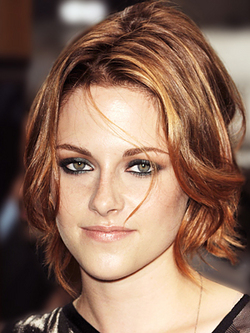 Kristen Stewart - Redhead, Celebrities, Wavy hair, Short hair styles, Female, Bob hairstyles hairstyle picture