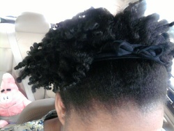 My very first kinky twist out - 4a, Medium hair styles, Kinky hair, Twist hairstyles, Readers, Female, Black hair, Adult hair, Twist out, Coil out, Natural Hair Celebration hairstyle picture